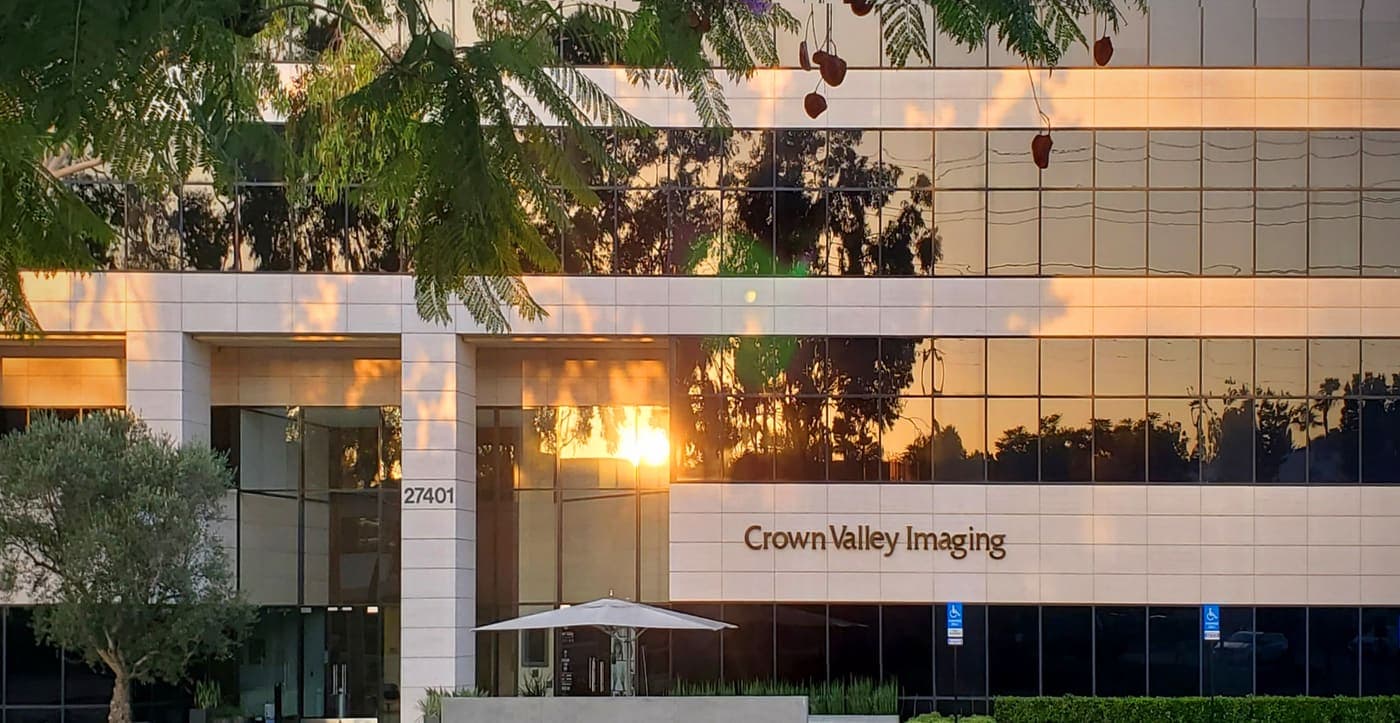 Crown Valley Imaging building exterior, Orange County