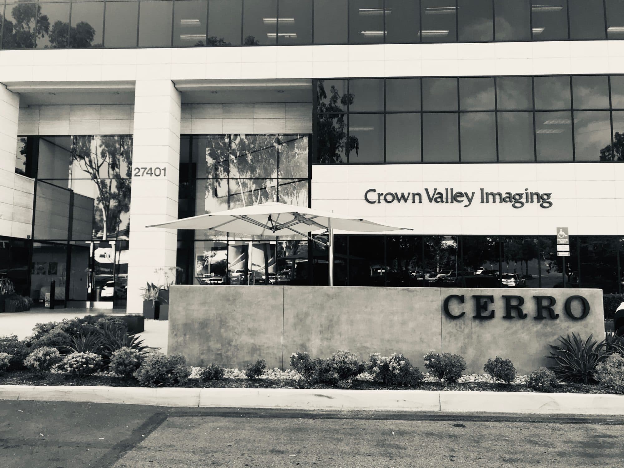 Crown Valley Imaging building signage, Mission Viejo
